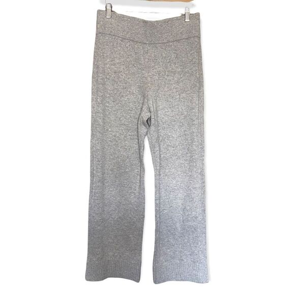 Club Monaco NWT Heather Grey High-Rise Wool Blend Sweater Pants Size Medium - Picture 1 of 5